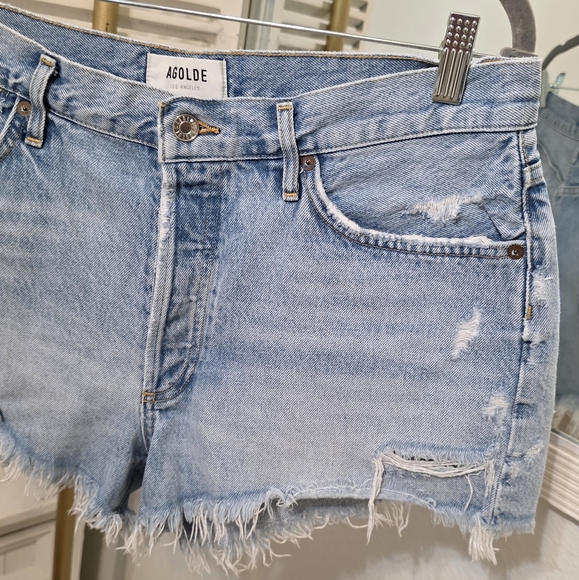 Agolde Parker Vintage Cut Off Short - Picture 4 of 12
